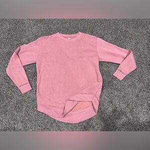 Live and Tell Dusty Rose Crewneck Sweatshirt | Mauve Cozy Pullover | Size S
